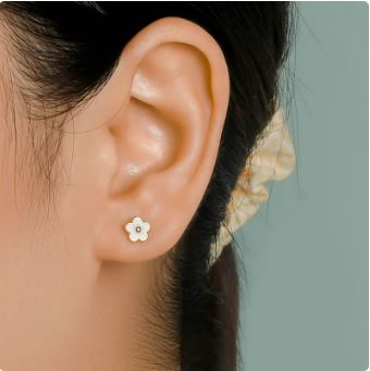 Flower Earrings Studs