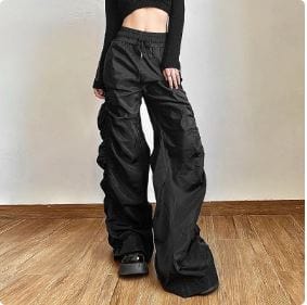 Black Y2K Pants