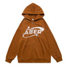 Brown Zip Up Hoodie Y2K