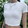 Cyber Y2K Crop Tops