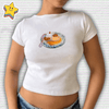 Fruit Prints Cropped T-Shirts Y2K