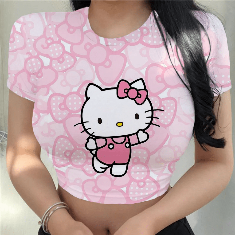 Hello Kitty Crop Top Y2K