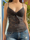 Lace Tank Tops Y2k