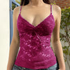 Lace Tank Tops Y2k