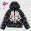 Skeleton Zip Up Hoodie Y2K