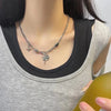 Star Moon Necklace Y2k