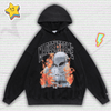 Up In Flames Oversized Y2K Hoodie