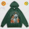 Up In Flames Oversized Y2K Hoodie