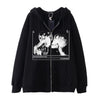 Women's Zip Up Hoodie Y2K