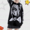 Y2K Anime Graphic Sweater