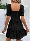 Y2K Black Lace Dress