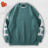 Y2K Bone Print Sweater