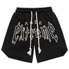 Y2K Bone Shorts Black