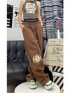 Y2K Brown Track Pants