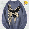 Y2K Butterfly Jacquard Sweater