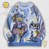 Y2K Cartoon Graphic Sweater