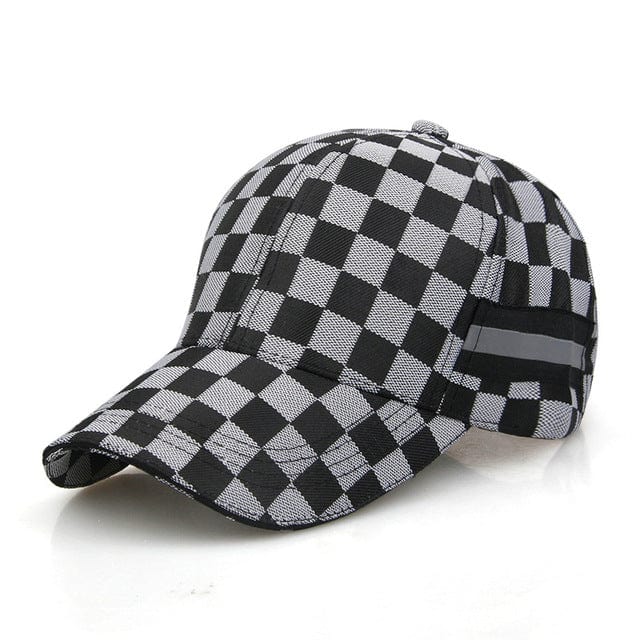 Y2K Check Pattern Hats