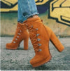 Y2K Chunky High Heels Boots