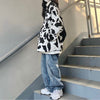 Y2K Cow Print Jacket