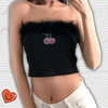 Y2K Crop Top Off Shoulder