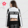 Y2K Crop Top Racer Jacket