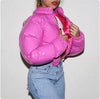 Y2K Cropped Bubble Down Coats