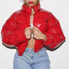 Y2K Cropped Bubble Down Coats