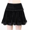 Y2K Cross Black Skirt