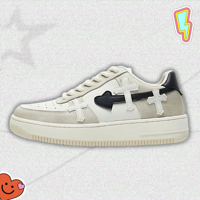 Y2K Cross Heart Sneakers