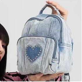 Y2K Denim Bagpack