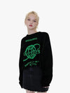 Y2K Earth Motif Knit Sweaters