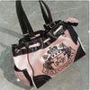 Y2K Embroidered Velvet Handbag