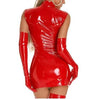 Y2K Faux Leather Dress