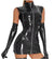 Y2K Faux Leather Dress