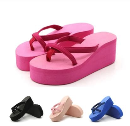 Y2K Flip Flop Platform Heels