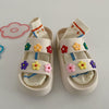 Y2K Flowered Sandals