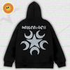 Y2K Full Zip Moon Star Hoodie