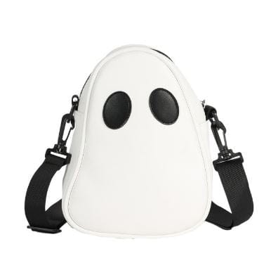 Y2K Cyber Sac White Y2K Ghostfaced Anime Bag