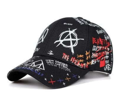 Y2K Graffiti Printing Hats