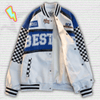 Y2K Graphic Racer Jacket