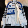 Y2K Graphic Racer Jacket