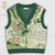 Y2K Green Knitted Sweater