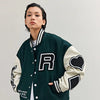 Y2K Green Varsity Jacket