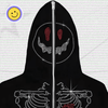 Y2K Happy Skull Rhinestone Hoodie