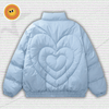 Y2K Heart Puffer Jacket