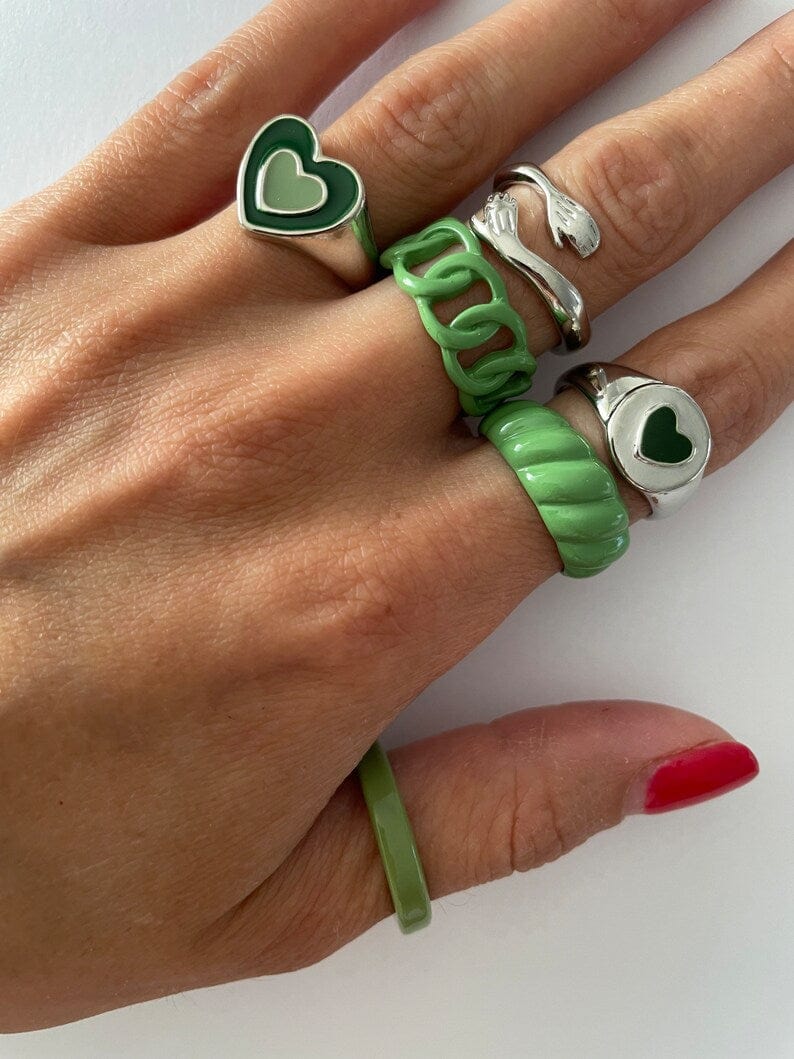 Y2K Heart Ring