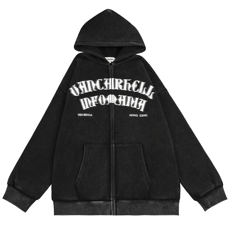 Y2K Hoodie Zip Up