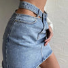 Y2K Jean Skirt