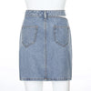 Y2K Jean Skirt