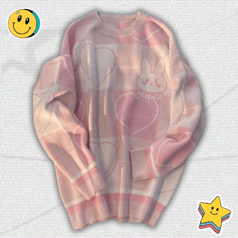 Y2K Kawaii Oversized Sweater